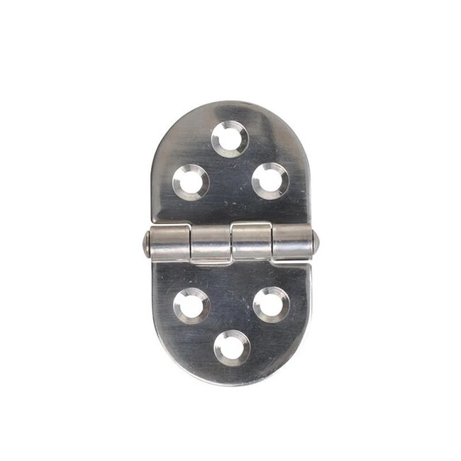 Seilflechter Scharnier - RVS AISI 316 - 71 x 40 mm - 6 gaats