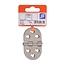 Seilflechter Scharnier - RVS AISI 316 - 71 x 40 mm - 6 gaats