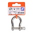 Seilflechter Harpsluiting kort model - 8 mm - RVS AISI 316 - Zeewaterbestendig