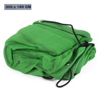 Benson Fijnmazig afdeknet met elastisch koord - 3.00 x 1.60 meter - groen