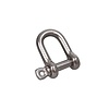 Pro Plus D-sluiting kort 6mm, A4 RVS AISI 316, 1.800 daN Pro Plus D-sluiting kort 6mm, A4 RVS AISI 316, 1.800 daN