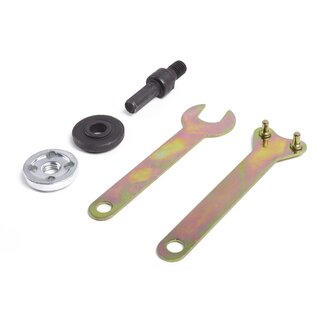 Benson Haakse slijper adapter set - 5 delig - M10 - metaal - veelzijdig en duurzaam