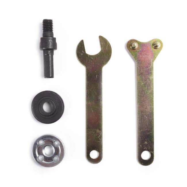 Benson Haakse slijper adapter set - 5 delig - M10 - metaal - veelzijdig en duurzaam