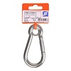 Pro Plus Karabijnhaak 100x10mm, met gesloten oog, A4 RVS AISI 316, 1.150 daN Pro Plus Karabijnhaak 100x10mm, met gesloten oog, A4 RVS AISI 316, 1.150 daN