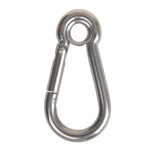 Seilflechter Karabijnhaak - 100 x 10 mm - met Gesloten Oog - A4 RVS AISI 316 - 1.150 daN Seilflechter Karabijnhaak - 100 x 10 mm - met Gesloten Oog - A4 RVS AISI 316 - 1.150 daN