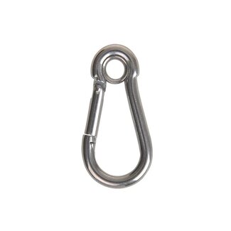 Seilflechter Karabijnhaak - 70 x 7 mm - gesloten oog - RVS 316 - 750 daN Seilflechter Karabijnhaak - 70 x 7 mm - gesloten oog - RVS 316 - 750 daN