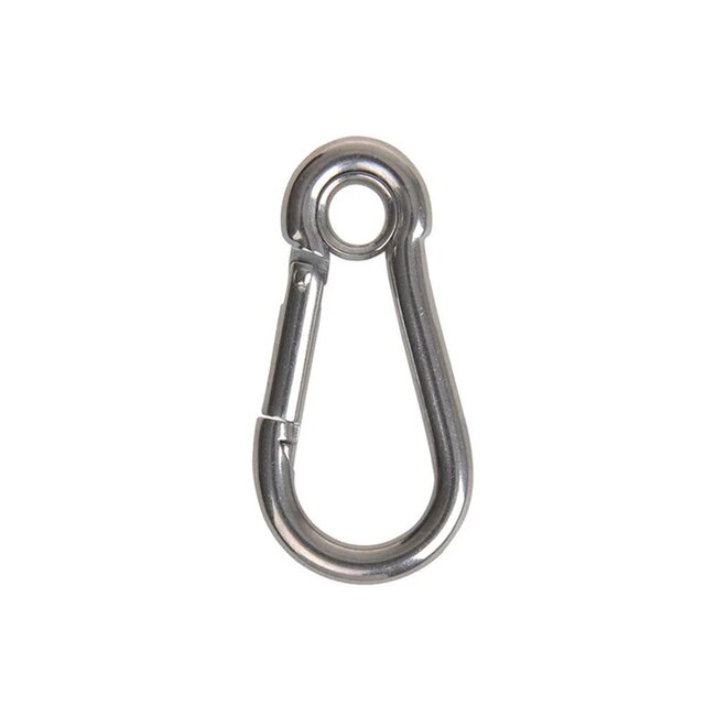 Seilflechter Karabijnhaak - 70 x 7 mm - gesloten oog - RVS 316 - 750 daN