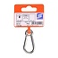Seilflechter Karabijnhaak - RVS 316 - Gesloten Oog - 50 x 5 mm - 570 daN
