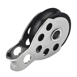Seilflechter Micro blok - 1 schijf - voor 6 mm koord - gesloten - kogellager - 700 daN Seilflechter Micro blok - 1 schijf - voor 6 mm koord - gesloten - kogellager - 700 daN