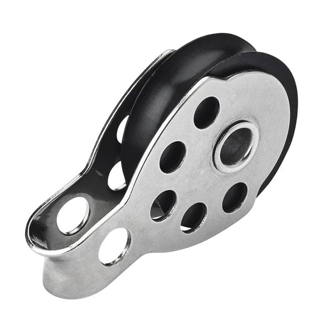 Seilflechter Micro blok - 1 schijf - voor 6 mm koord - gesloten - kogellager - 700 daN