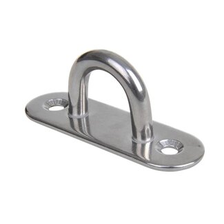 Seilflechter Aanlegring - RVS 316 - 80 x 25 mm - Zilver - Oogdiameter 16 mm