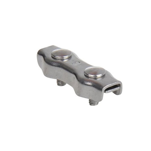 Seilflechter Staaldraadklem - Duplex - 3 mm - A4 RVS AISI 316 Seilflechter Staaldraadklem - Duplex - 3 mm - A4 RVS AISI 316