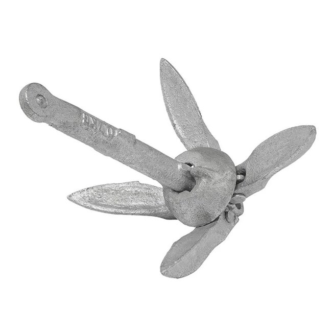 Seilflechter Paraplu-anker - Gegalvaniseerd staal - Eivormige kop - 0,7 kilo - Compact en krachtig