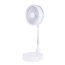 Benson Staande ventilator - telescopisch - opvouwbaar - oplaadbaar - wit