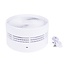 Benson Staande ventilator - telescopisch - opvouwbaar - oplaadbaar - wit