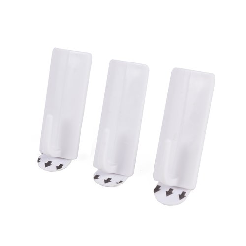 Benson Zelfklevende Haken Set - Verwijderbaar - 5 x 2 cm - Wit - 3 stuks Benson Zelfklevende Haken Set - Verwijderbaar - 5 x 2 cm - Wit - 3 stuks