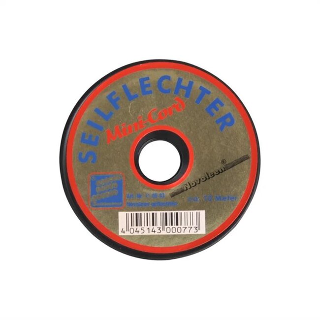 Seilflechter Mini koord polyester - gevlochten - 3 mm - 10 meter - assorti kleuren