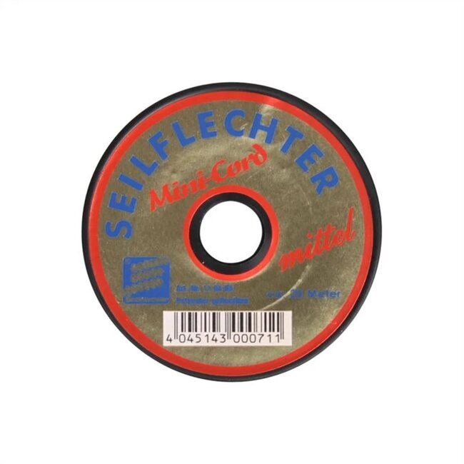 Seilflechter Mini koord - gevlochten polyester - Ø 3 mm - 20 meter - assorti kleuren