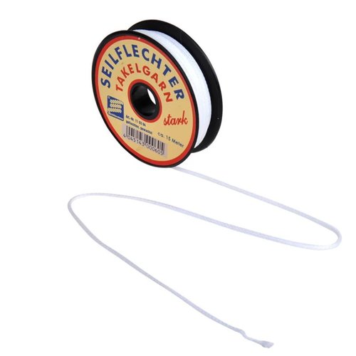 Seilflechter Takelgaren - Extra Sterk Gevlochten - Gewaxed - 15 meter Seilflechter Takelgaren - Extra Sterk Gevlochten - Gewaxed - 15 meter