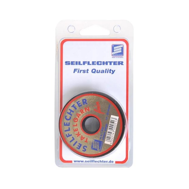 Seilflechter Extra fijn gevlochten takelgaren - gewaxed - 20 meter - wit