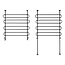 ProPlus Verstelbaar bagage- en hondenrek - 98-137 cm hoog - 80-145 cm breed - eenvoudig te installeren