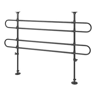 ProPlus Verstelbaar bagage- en hondenrek - 60-110 cm hoog - 85-140 cm breed - zwart