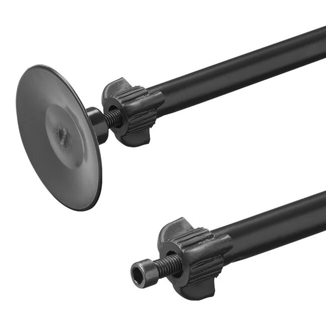 ProPlus Verstelbaar bagage- en hondenrek - 60-110 cm hoog - 85-140 cm breed - zwart