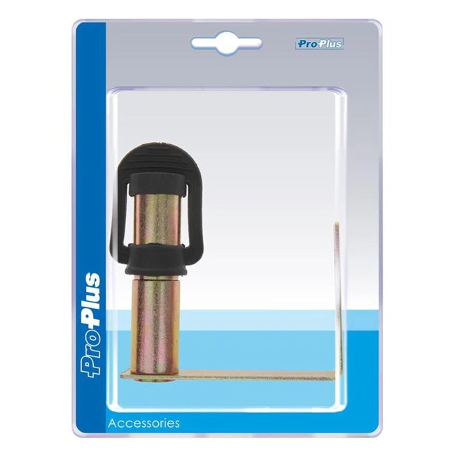 ProPlus Haakse zwaailamp pen - rubberen kap - staal - 10 cm - goud