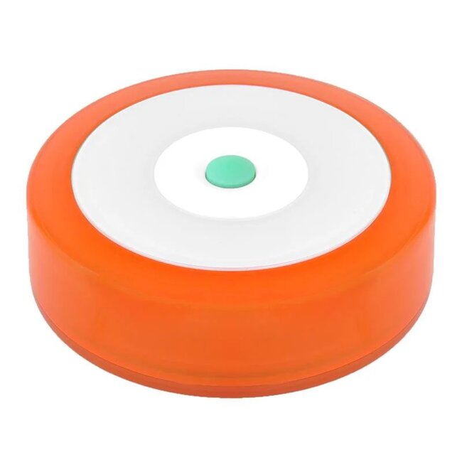Pro Plus Waarschuwings - Disk - 16 + 8 LED - Oranje - Ø 95 mm