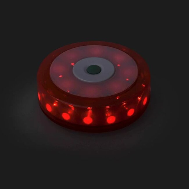 ProPlus Waarschuwingsdisk - 24 LED - 360° zicht - Ø 95 mm - Oranje