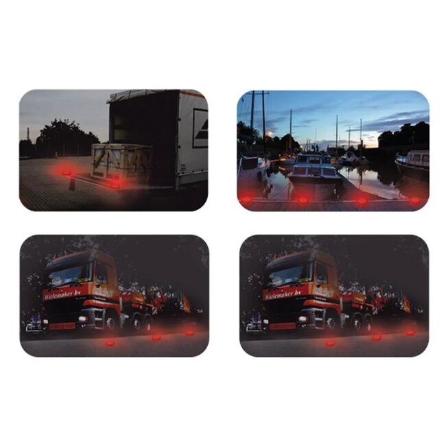 ProPlus Waarschuwingsdisk - 24 LED - 360° zicht - Ø 95 mm - Oranje