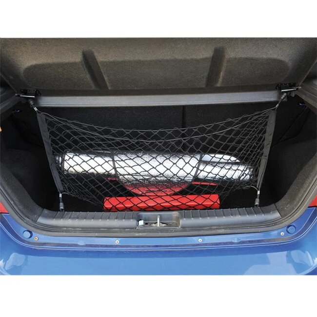 ProPlus Kofferbaknet met elastisch koord en 4 haken - 65 x 75 cm