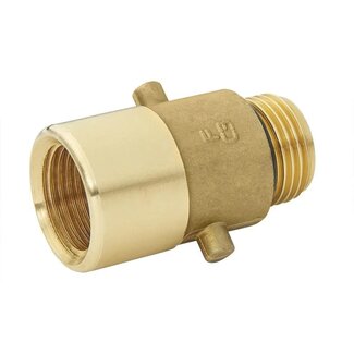 ProPlus Bajonet verloopnippel LPG - 22 mm - messing - goud - internationaal gebruik