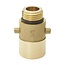 ProPlus Bajonet verloopnippel LPG - 22 mm - messing - goud - internationaal gebruik