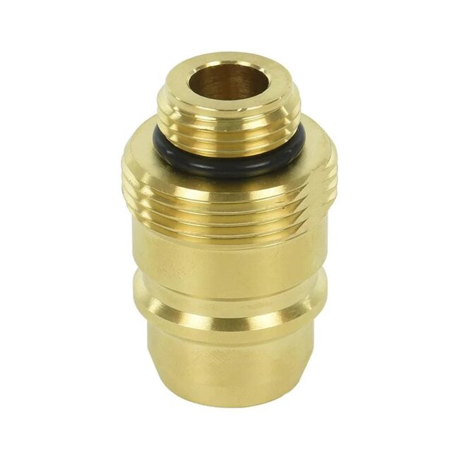 ProPlus LPG nippel - Euroconnector - Spanje en Portugal - messing - 22 mm - goud