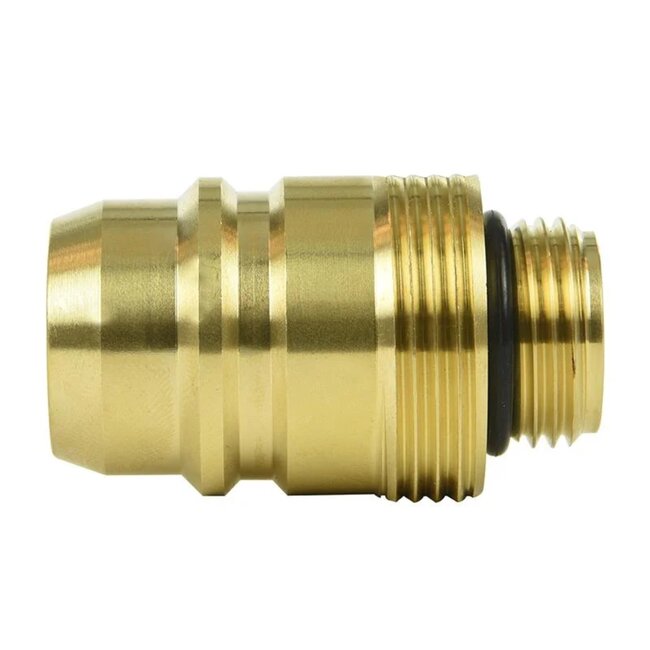 ProPlus LPG nippel - Euroconnector - Spanje en Portugal - messing - 22 mm - goud
