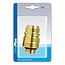 ProPlus LPG nippel - Euroconnector - Spanje en Portugal - messing - 22 mm - goud