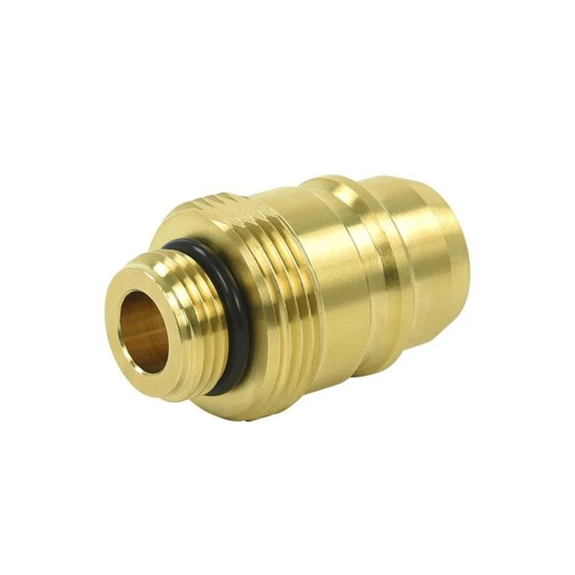 ProPlus LPG nippel - Euroconnector - Spanje en Portugal - messing - 22 mm - goud