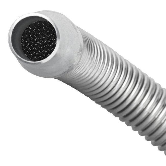 ProPlus Flexibele metalen schenktuit - 28 cm - zilver - voor militaire jerrycans