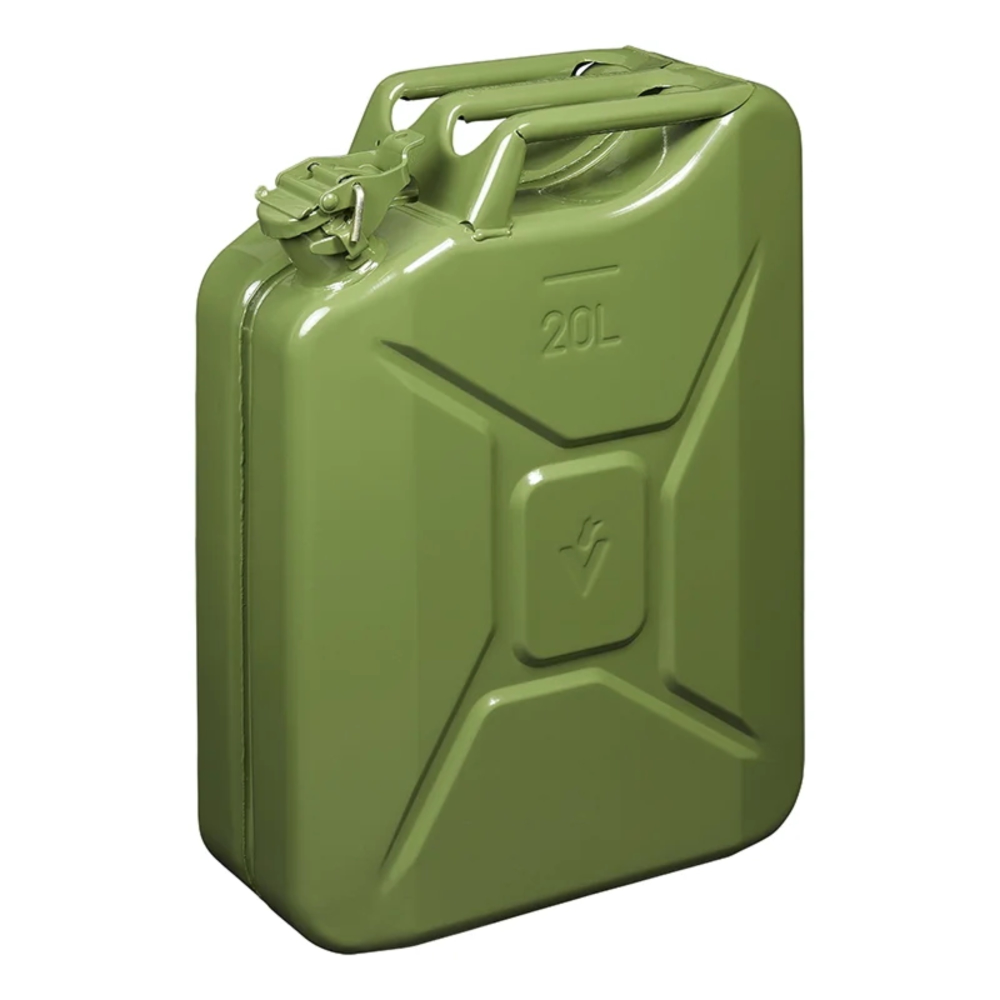Pro Plus Jerrycan 20 liter - Metaal - Groen - UN- en TÜV/GS Gekeurd