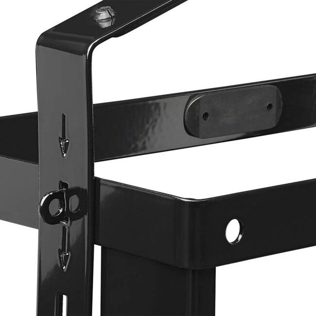 ProPlus Vergrendelbare jerrycanhouder - Metaal - Anti-vibratie - 10 liter - Zwart