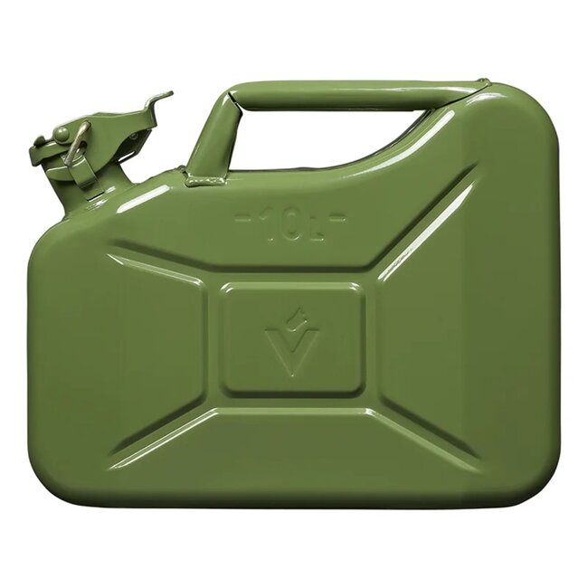 ProPlus Jerrycan 10 liter - Metaal - Groen - UN- en TÜV/GS-gekeurd