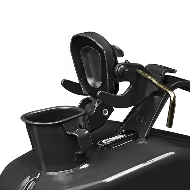 ProPlus Stalen jerrycan - 5 liter - zwart - UN en TÜV/GS gekeurd