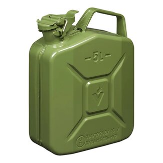 Pro Plus Jerrycan 5 liter - Metaal - Groen - UN- en TÜV/GS Gekeurd