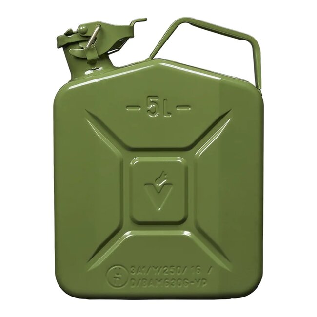 ProPlus Jerrycan - 5 liter - metaal - groen - UN- en TÜV/GS-gekeurd