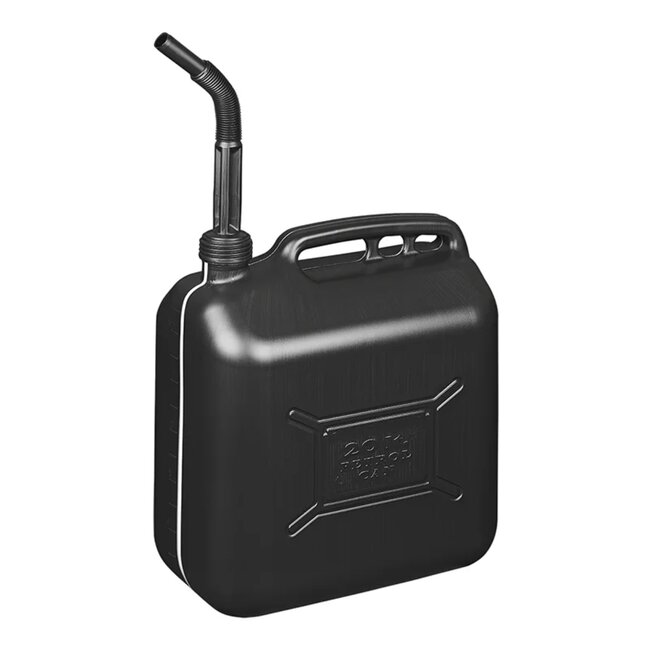 ProPlus Jerrycan - 20 Liter - Kunststof - Zwart - UN-gekeurd - Veiligheidsfunctie