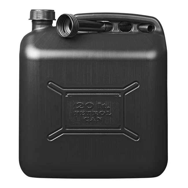ProPlus Jerrycan - 20 Liter - Kunststof - Zwart - UN-gekeurd - Veiligheidsfunctie