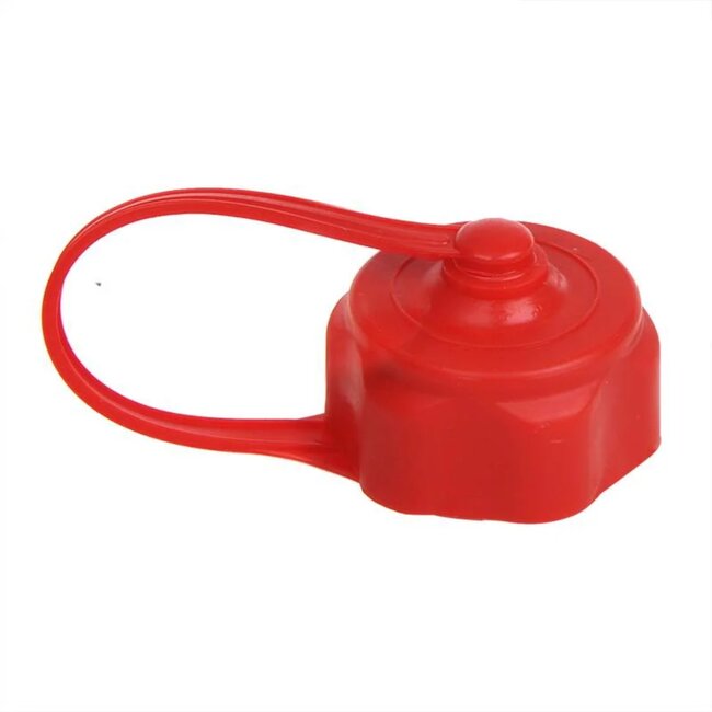 ProPlus Dop met band voor jerrycan - kunststof - rood - 5/10 liter