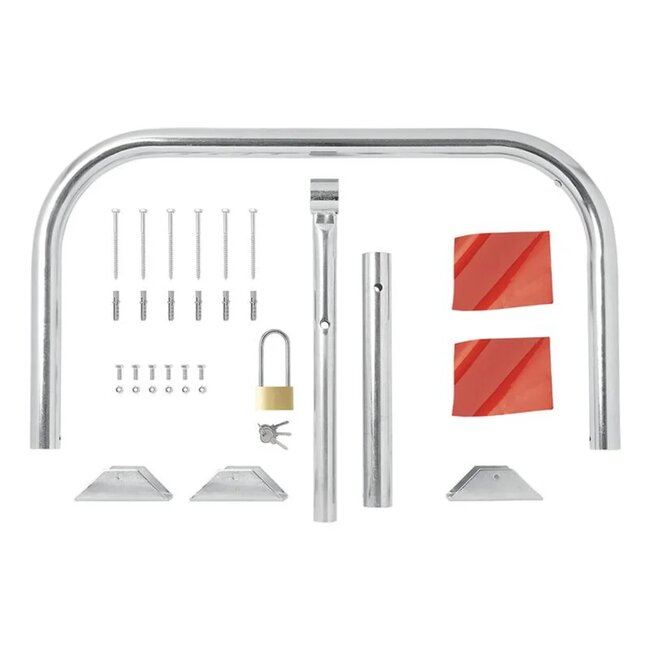 ProPlus Handmatige parkeerbeugel - vandalismebestendig - met slot en 3 sleutels - buisdiameter 36 mm