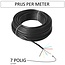 Pro Plus Aanhangwagenkabel - 7 Polig - 7 x 1.50 mm2 - prijs per meter